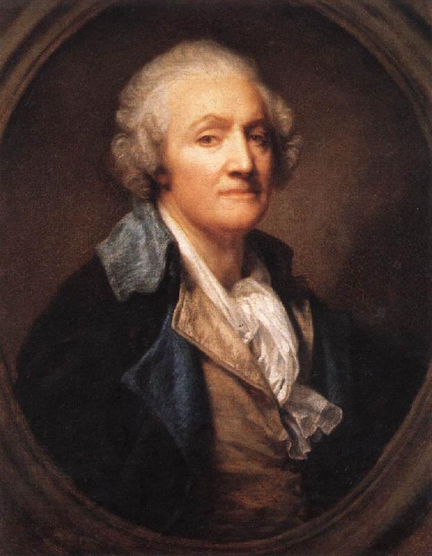 GREUZE, Jean-Baptiste Self-Portrait shs oil painting picture